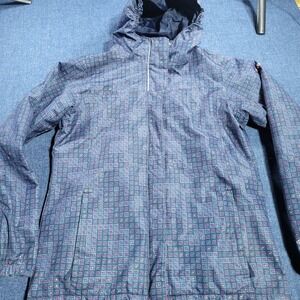 Columbia Omni-Tech Waterproof Breathable Interchange Jacket Kids Large Blue